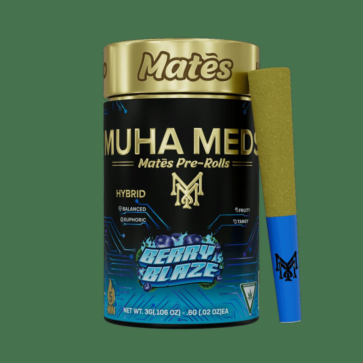 Berry Blaze 5pk Infused Pre-Rolls cannabis product