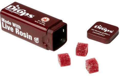 Cranberry [I] - 100MG 1:1 CBD Live Rosin Gummies 20PK