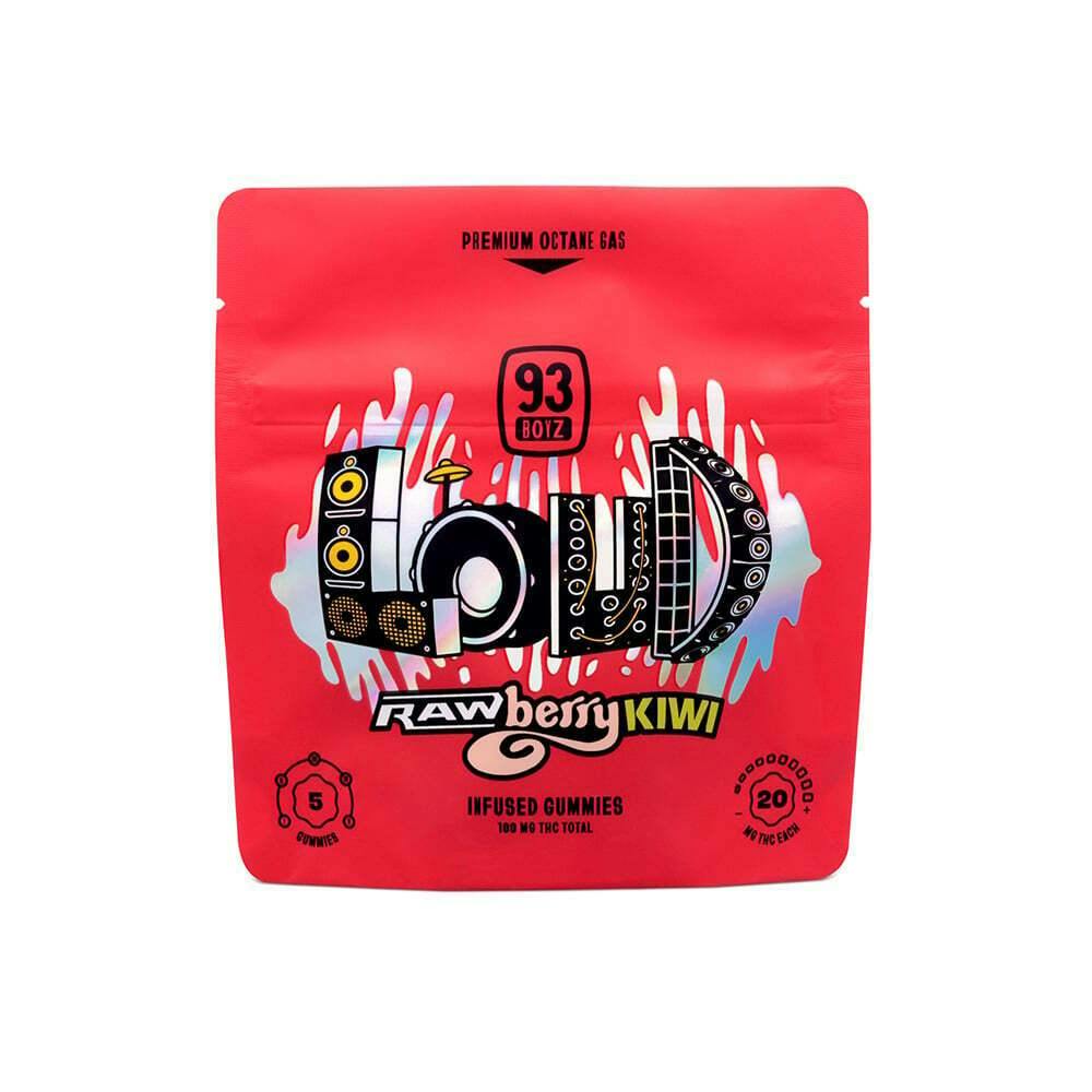 Rawberry Kiwi [5pk] (100mg) | 93 Boyz - Loud