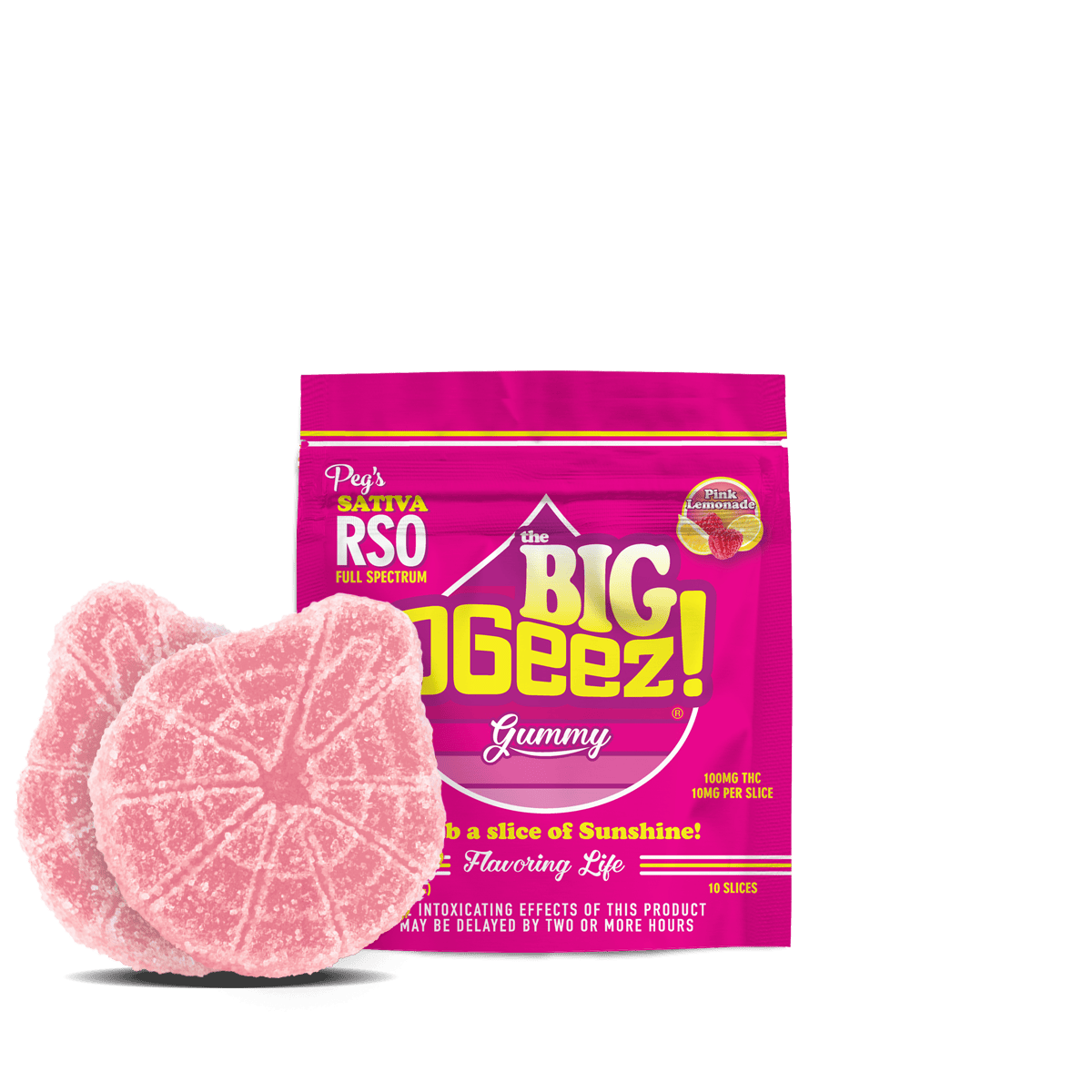 Big Ogeez Pegs Summer Pink Lemonade