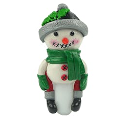 6" Holiday Snowman Hand Pipe