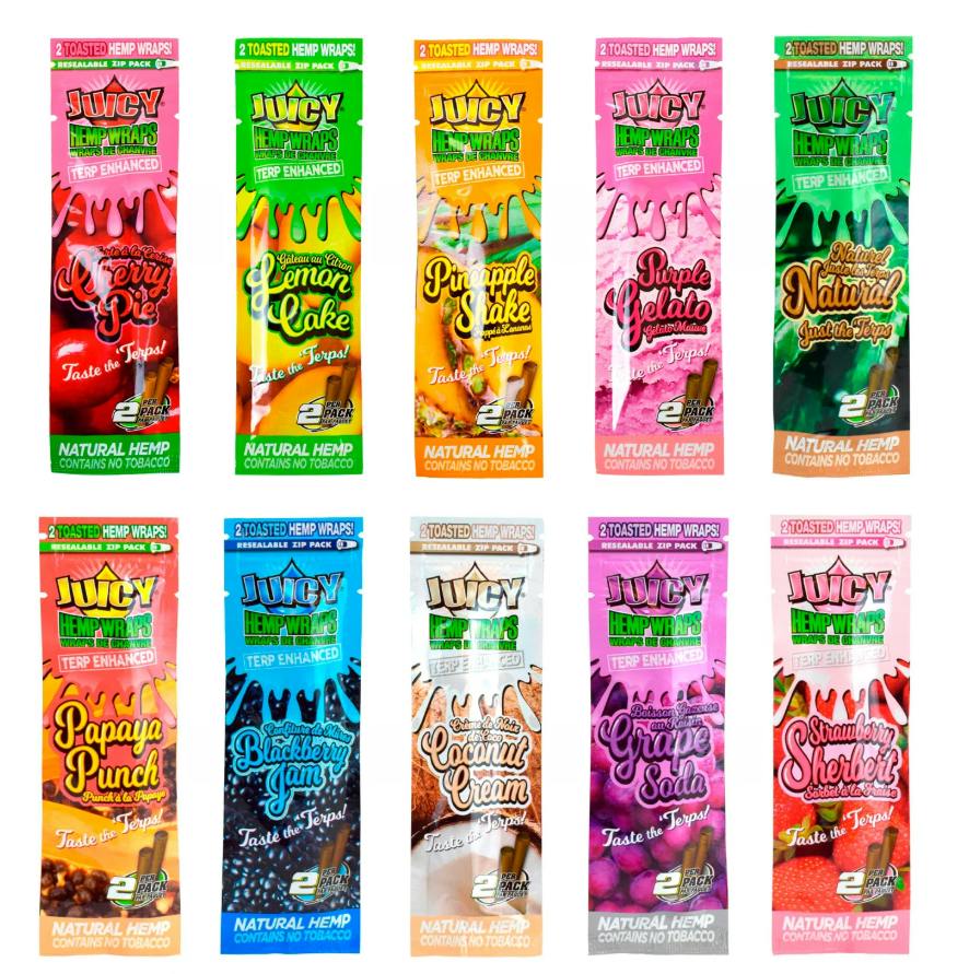 Juicy Terp Enhanced Hemp Wraps