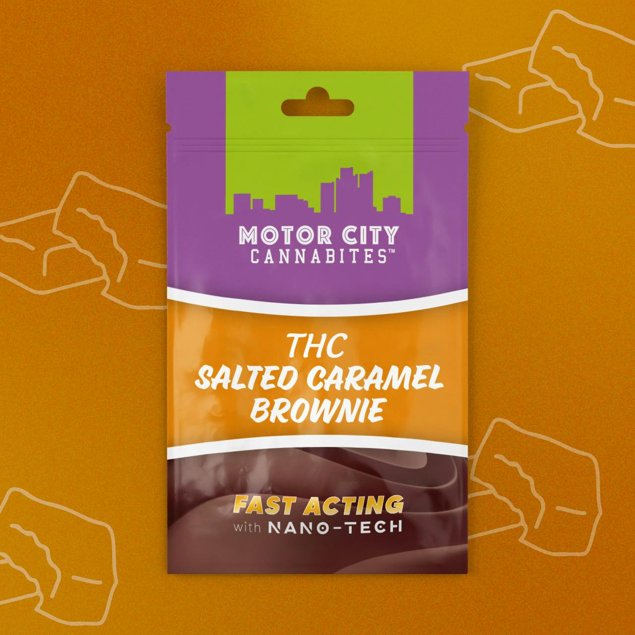Motor City Cannabites | Baked Good | Salted Caramel Brownie