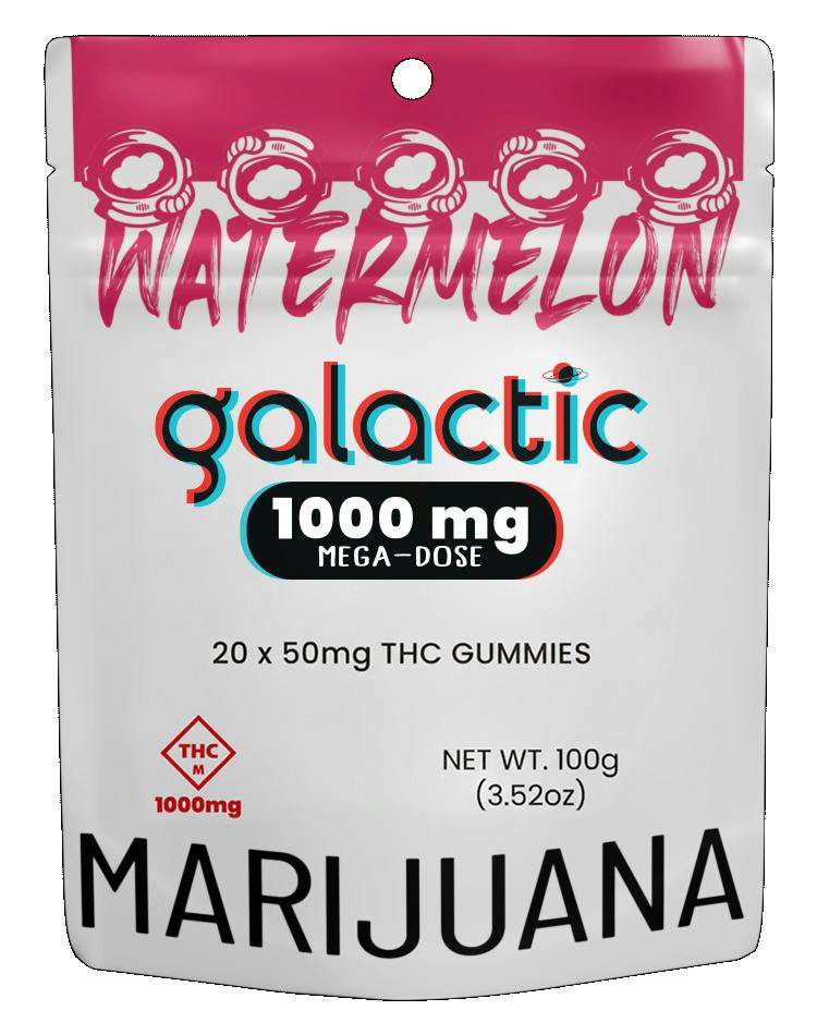 Watermelon | Megadose Gummies | 1000mg (20pcs)