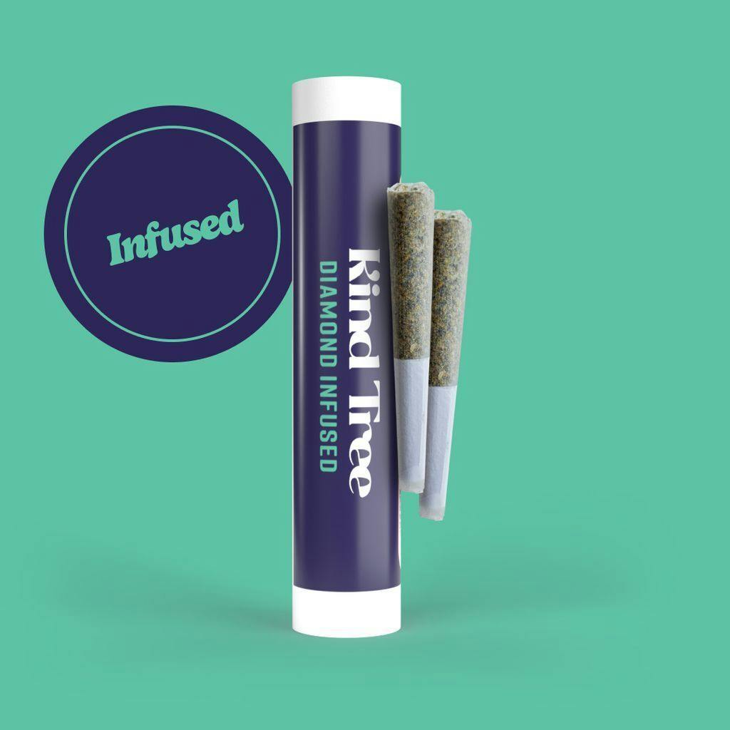 Kind Tree Lemon Cherry Sherbert Infused Joints 2pk / 1g