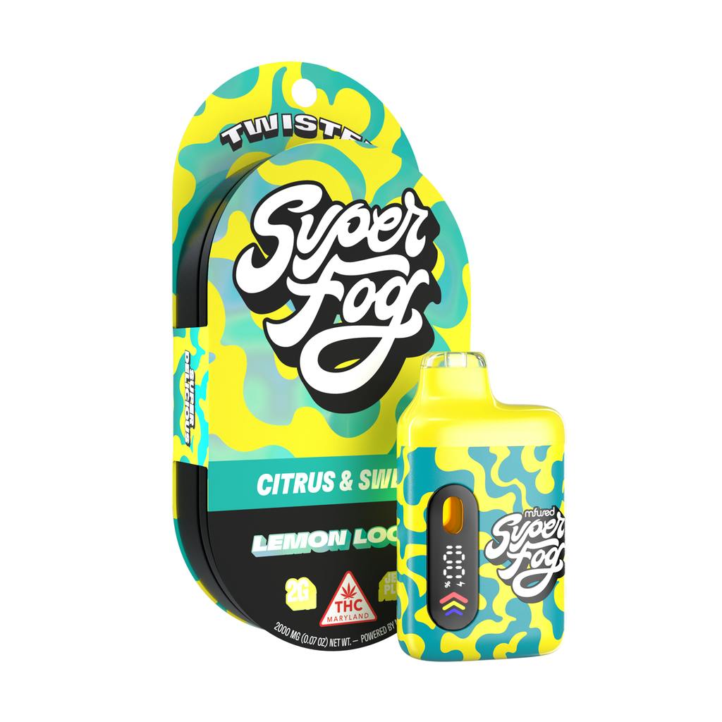 mfused Super Fog Twisted Lemon Loopz Disposable Pen 2g