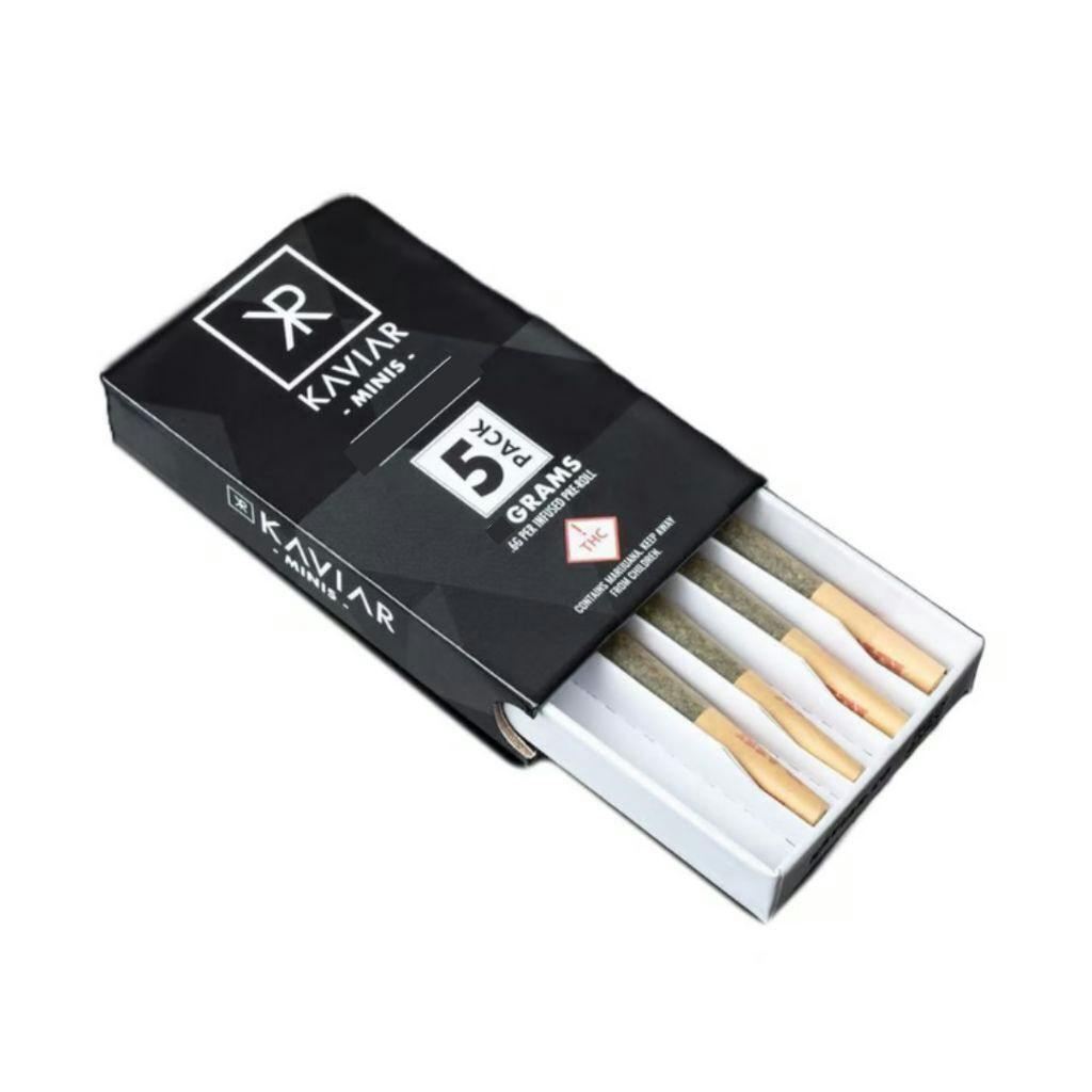 Kaviar Sativa Infused Joint 5pk / 3g