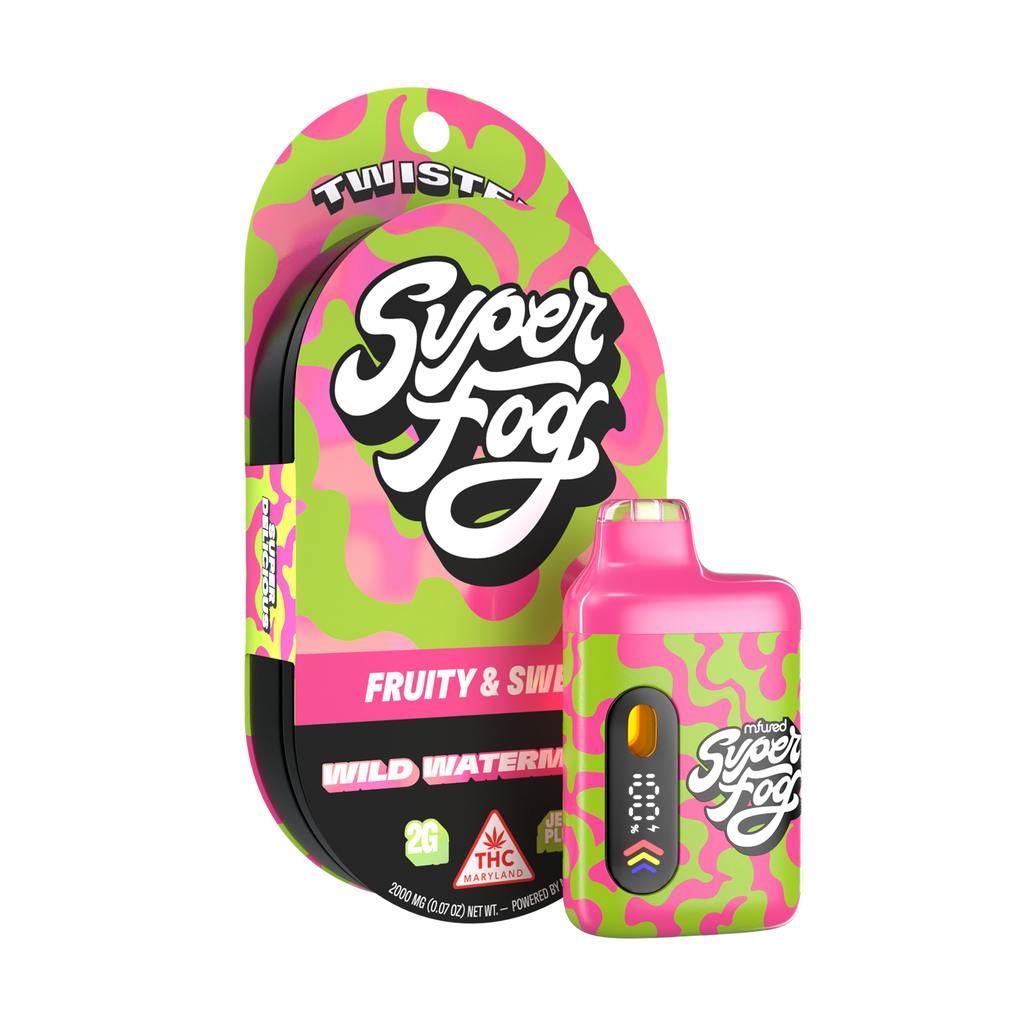 mfused Super Fog Twisted Wild Watermelon Disposable Pen 2g