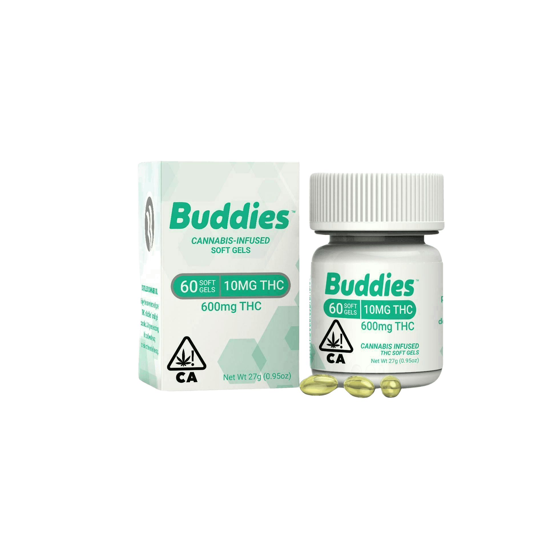 CANNABIS INFUSED SOFT GELS - 30 SOFT GELS, THC 30:CBD 1