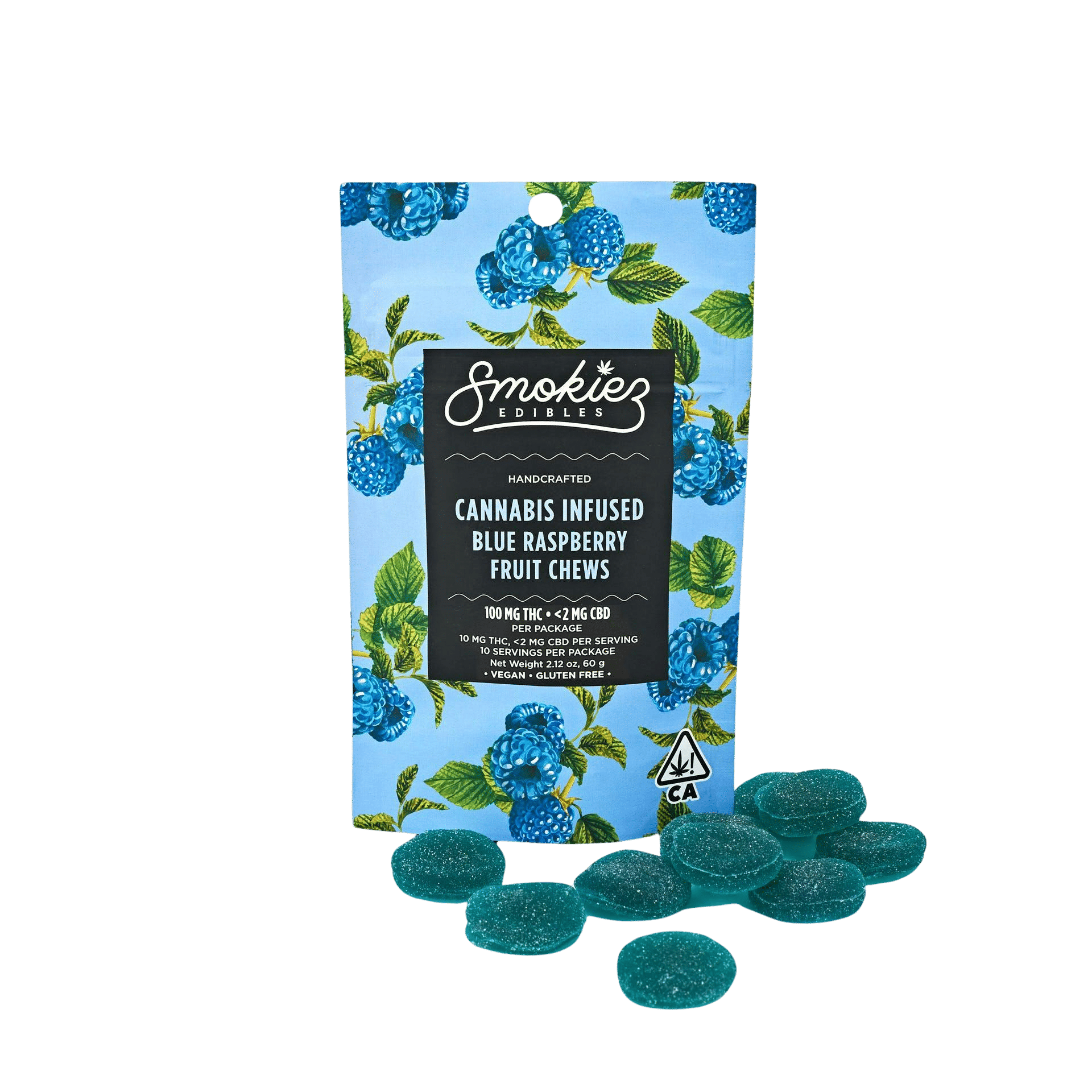 10-PIECES CANNABIS — Fruit Chews Sweet - Midnight Prickly Pear