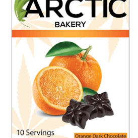 Arctic Bakery 100mg Orange Dark Chocolate, 10 Pack