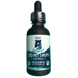 Bear Botanicals Broad Spectrum Pet Drops CBD 1000mg Tincture 30ml