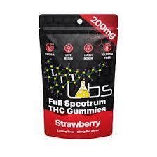 Lit Labs - Rosin/Resin Full Spectrum Gummies - Strawberry - 200MG
