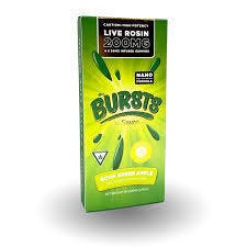 Sauce Essentials - Bursts - Live Rosin Gummies - Sour Green Apple - 200MG
