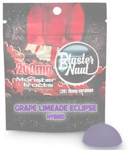 Monster Xtracts - Blaster Naut Gummies - Grape Limeade Eclipse - 200MG