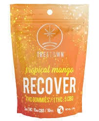 Treetown - Gummies - Recover Tropical Mango (1 THC: 5 CBD)