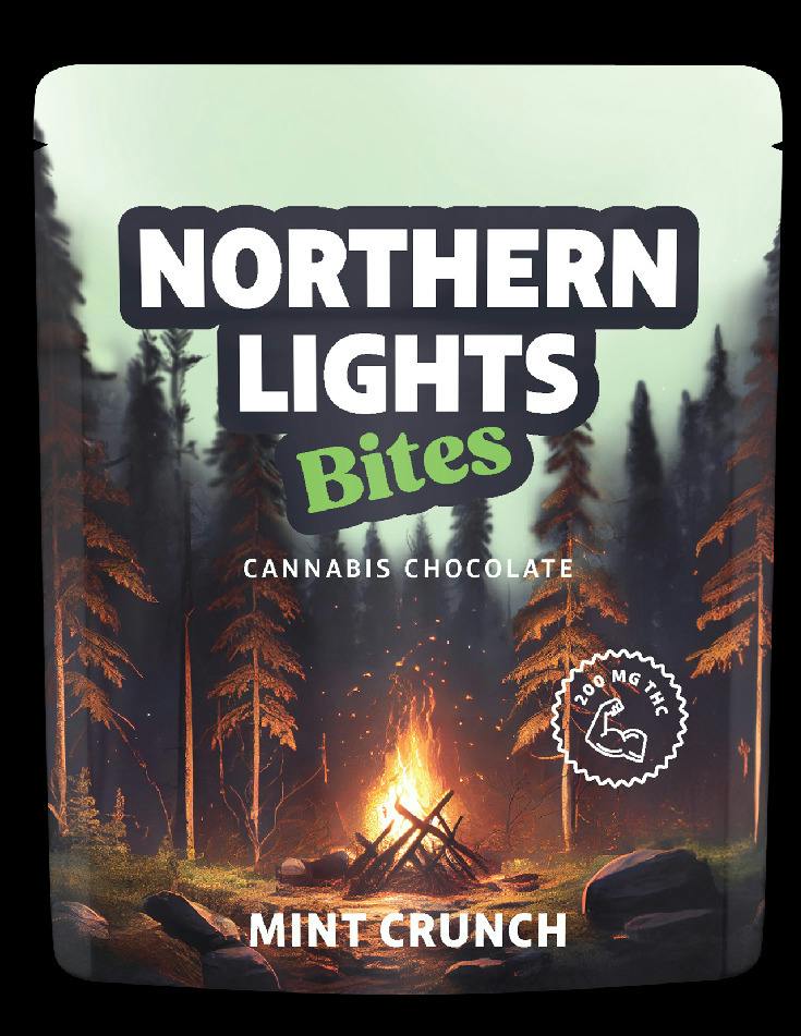 Northern Lights FX - Chocolate - Mint Crunch (4 pieces x 50mg) - 200MG