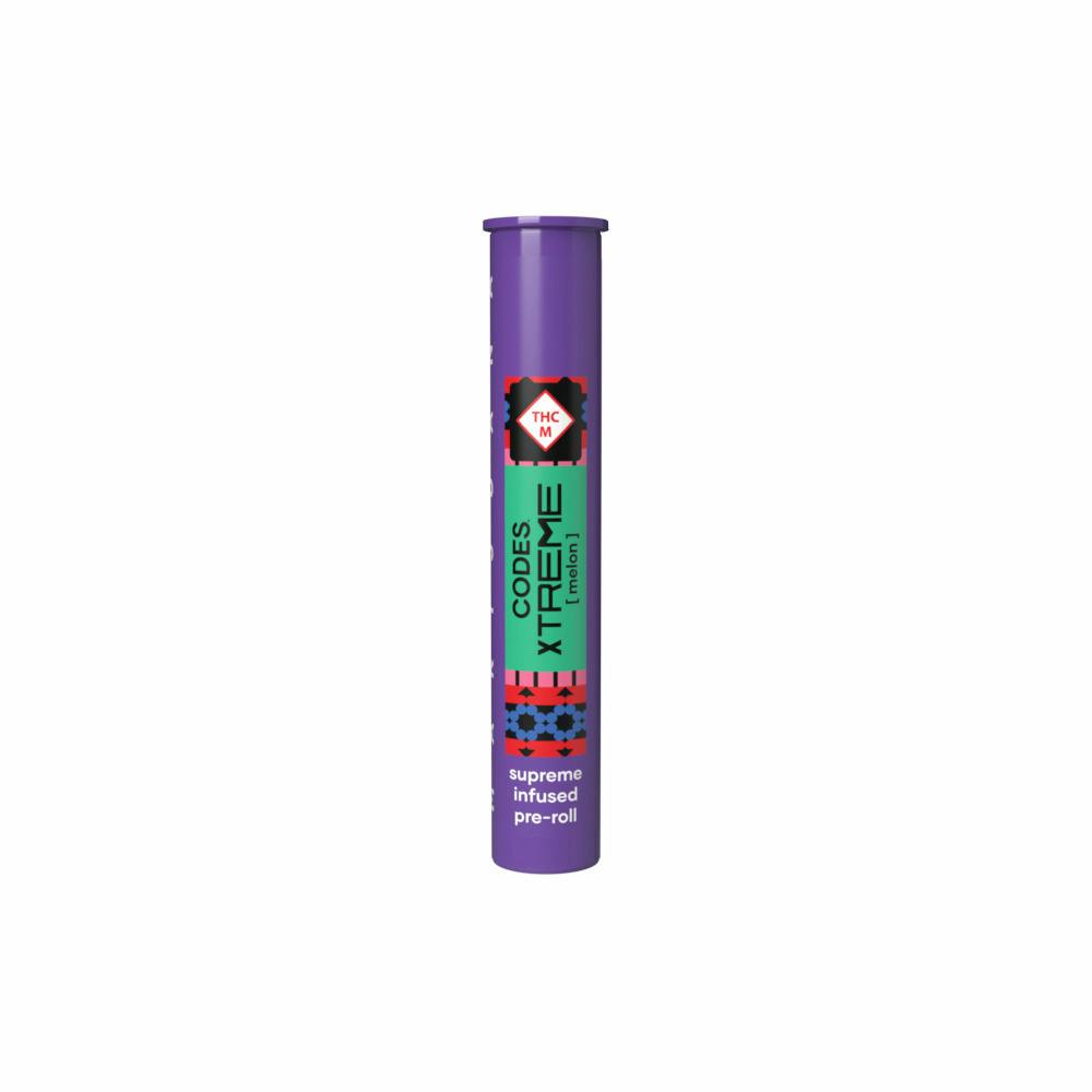 Codes: Infused Pre-Roll | Melon x Sour Guava | Xtreme J's