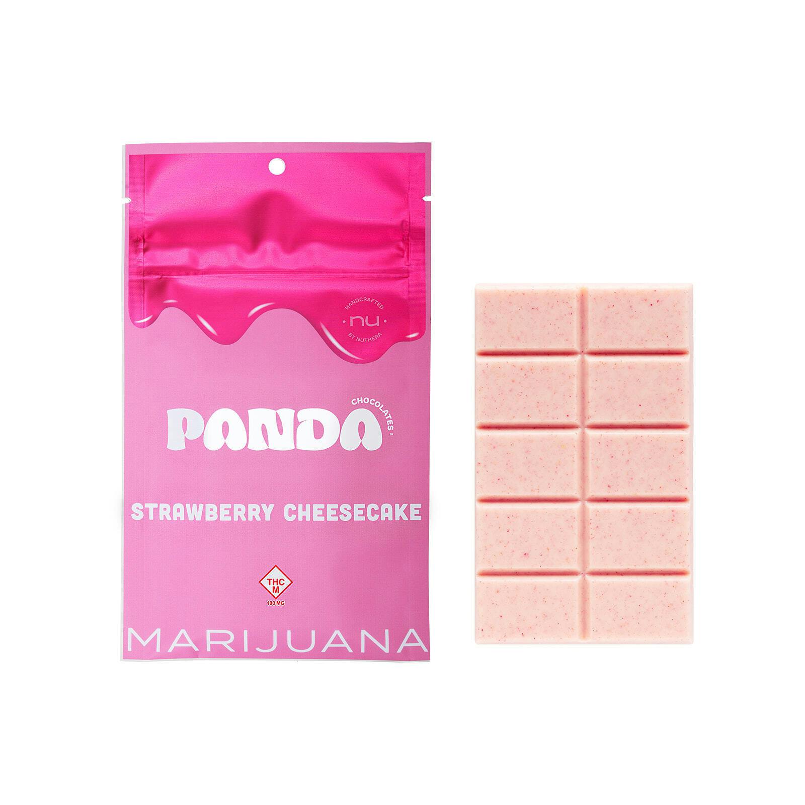 Panda: High-Dose Chocolate | Strawberry Cheesecake | 300mg | 10pk