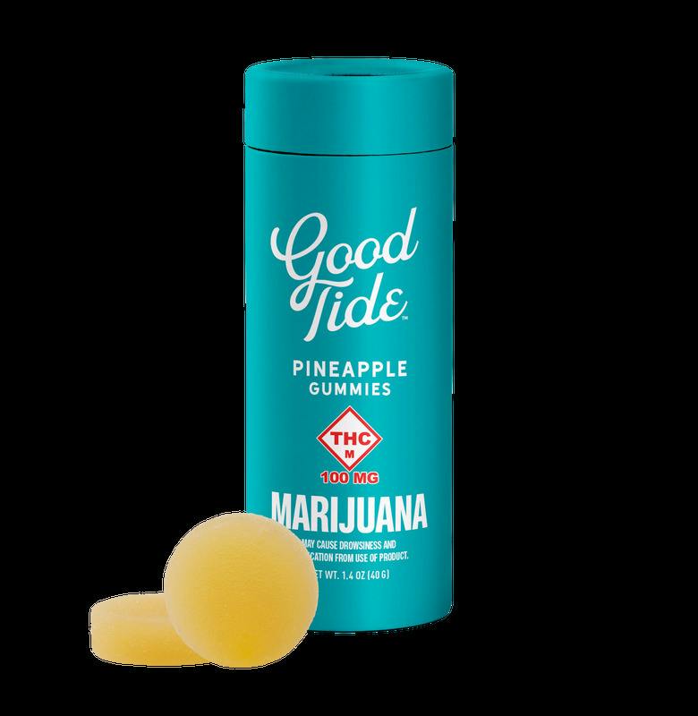 Good Tide: Rosin Gummies | Uplift Pineapple | 100mg | 10pk