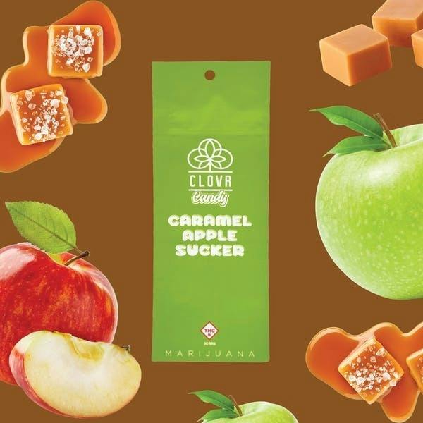 Clovr Candy: Sucker | Caramel Apple