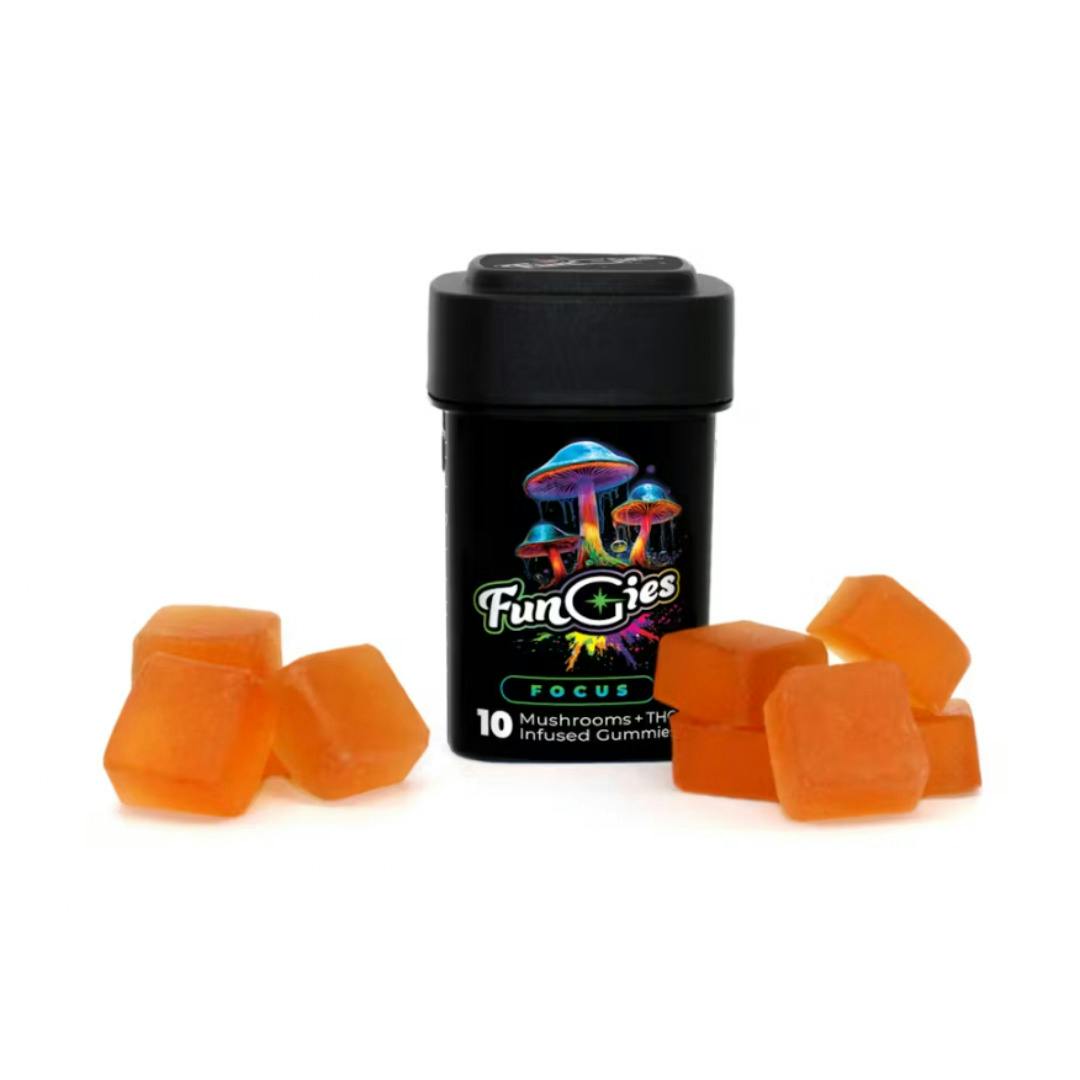 Greenlight: Gummies | Peach Fungies | Focus | 100mg | 10pk