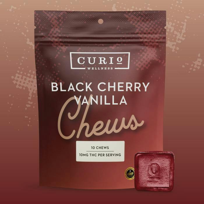 Curio Wellness: Chews | Black Cherry Vanilla | 100mg | 10pk