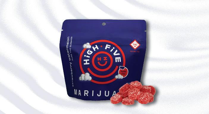 High Five: Gummies | Strawberry Watermelon | 100mg | 10pk