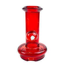 Topper | Straight Opal Accented Puffco Dry Top | Red