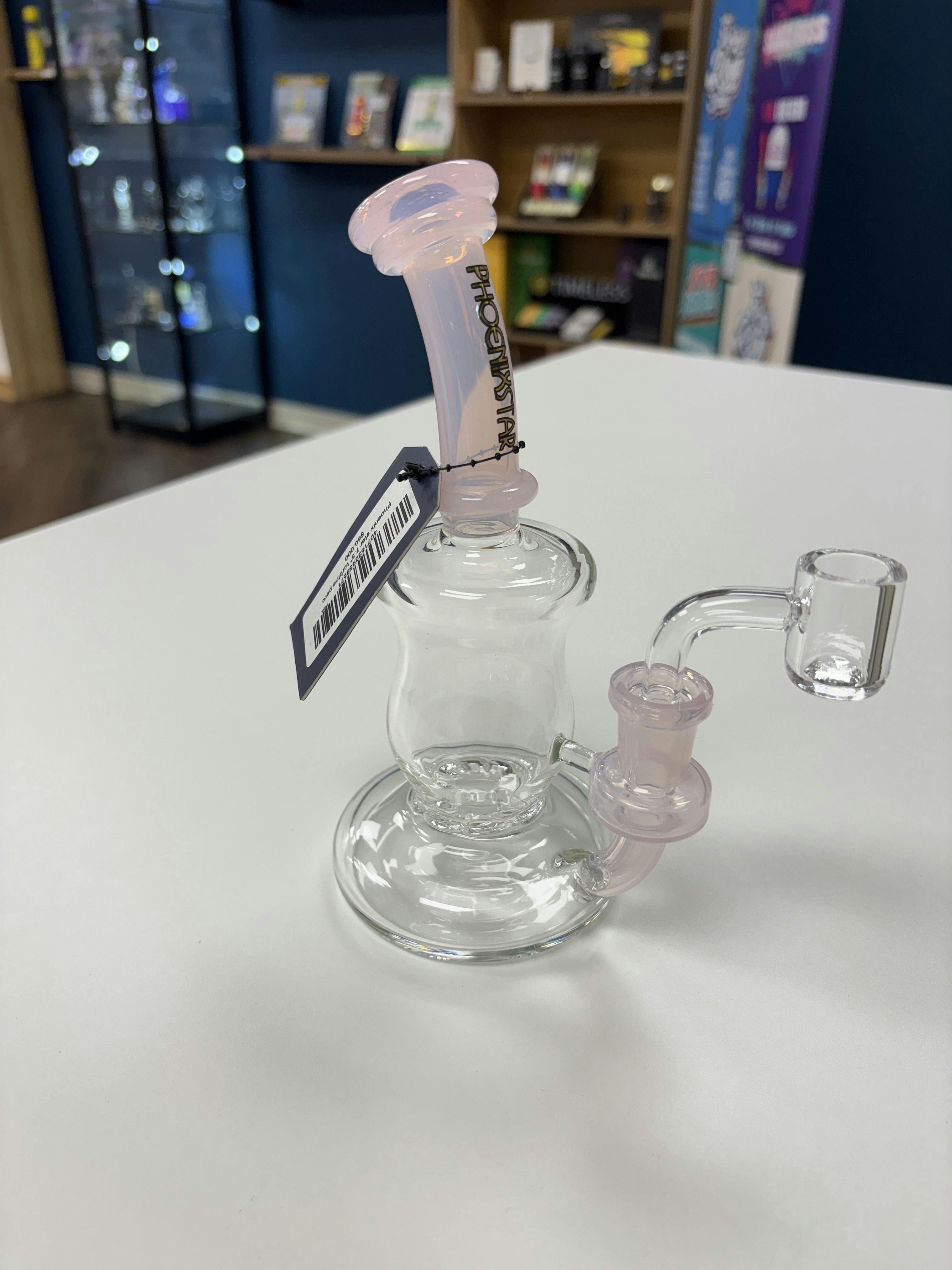 Glass | Phoenix Star 7.5" Turbine Perc | Pink