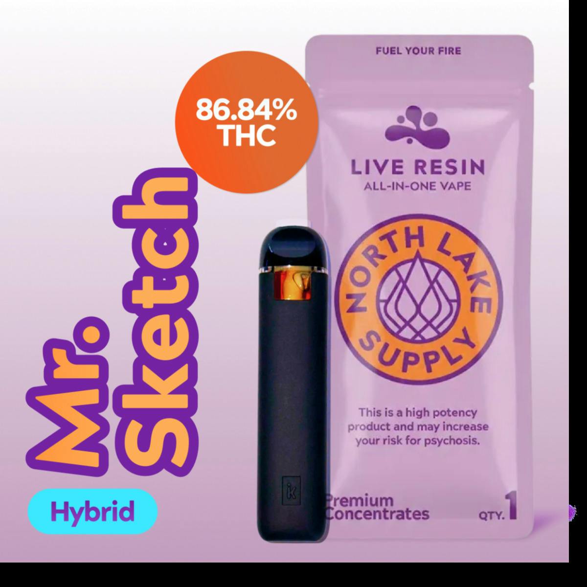 Live Resin Disposable | Mr. Sketch