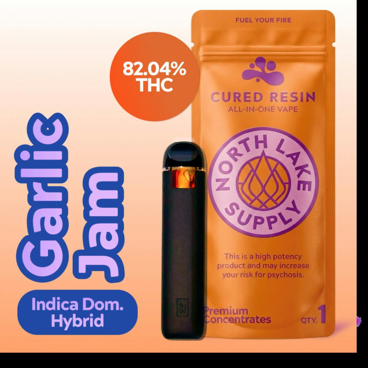 Cured Resin Disposable | Garlic Jam