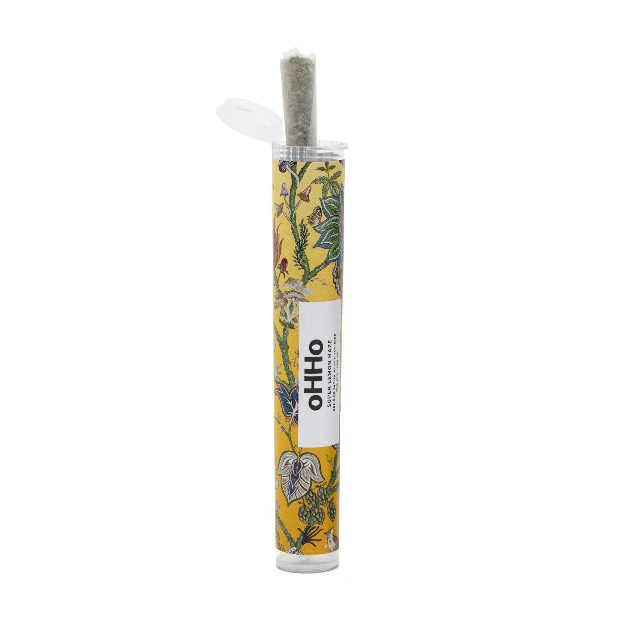 oHHo - Super Lemon Haze 0.5g Preroll | Sativa-Leaning Hybrid | 28% THC