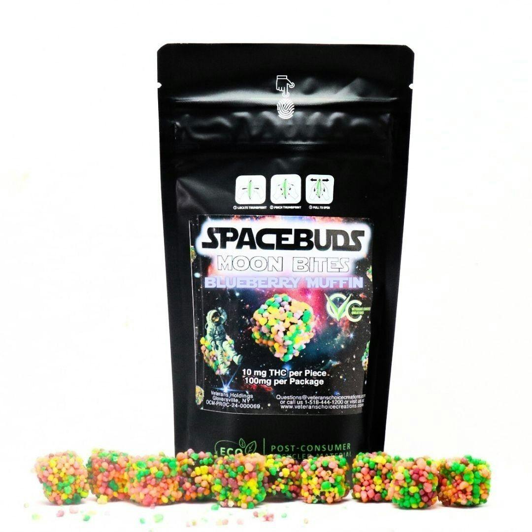 Spacebuds - Moon Bites Blueberry Muffin Live Rosin Edibles 10pc