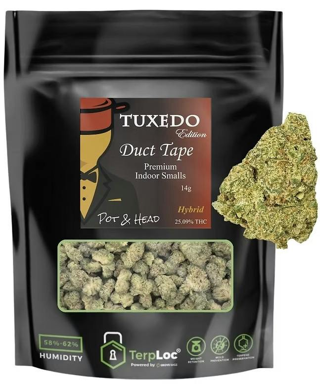 Pot & Head Tuxedo Edition Flower 14g - Fuji Fig | Sativa-Leaning Hybrid | 26.8% THC