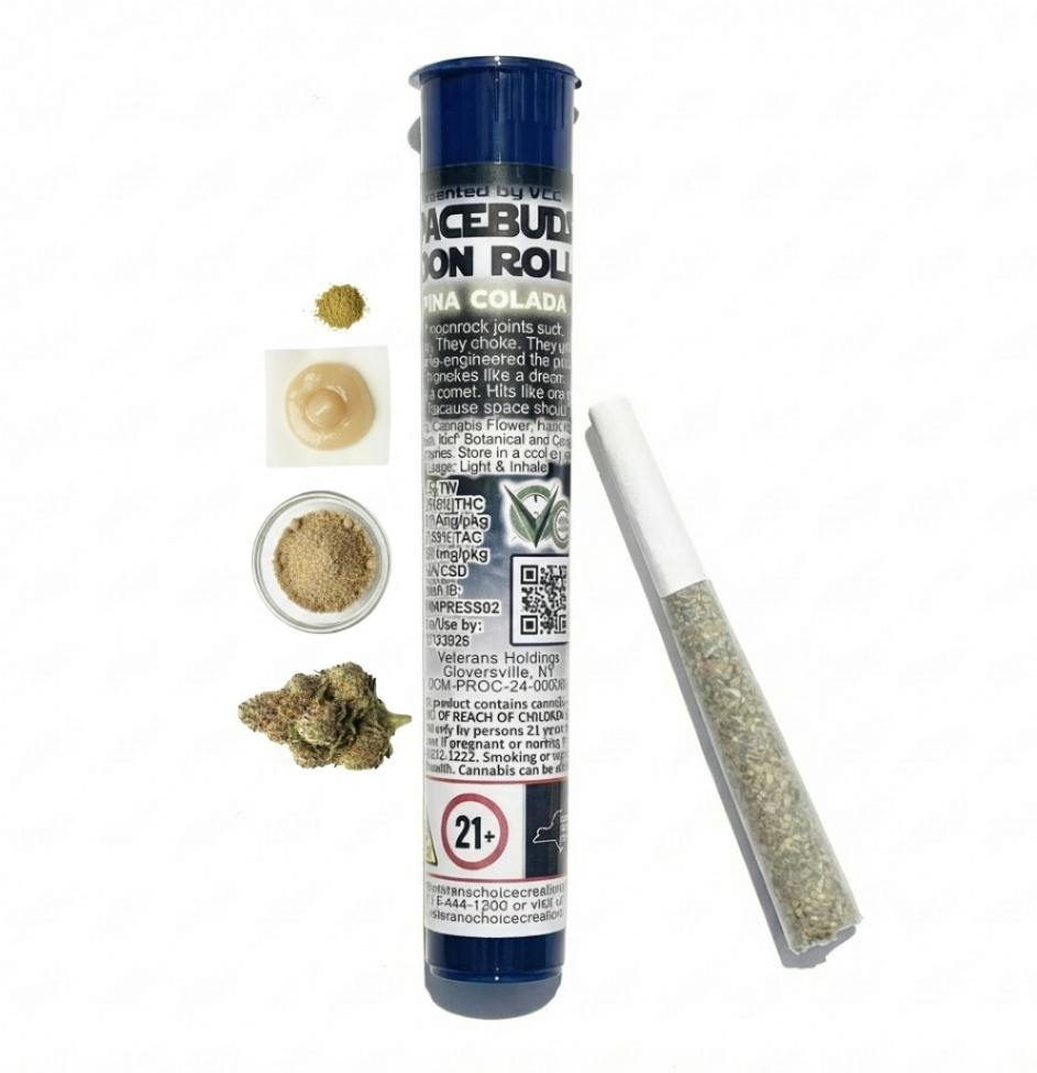 Spacebuds - Moon Rolls Pina Colada 1.5g | Balanced Hybrid | 38.3% THC