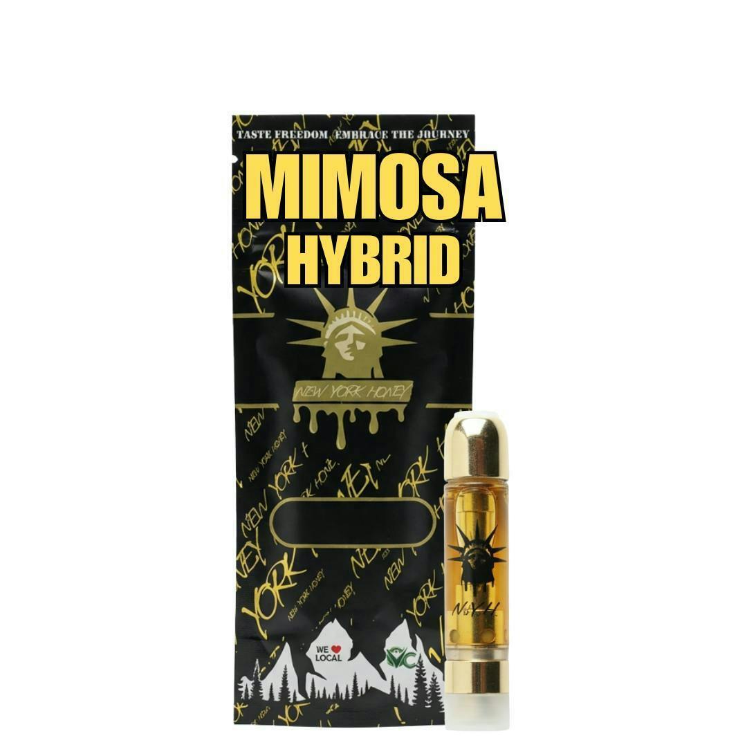 New York Honey - Mimosa 1g Cartridge | Balanced Hybrid | 81.2% THC