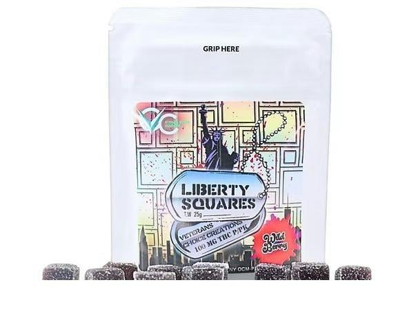 VCC Liberty Squares - Wild Berry 10pk | 100% THC