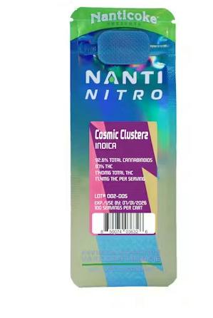 Nanti Nitro - Cosmic Cluster .5g Cart | Indica | 87% THC