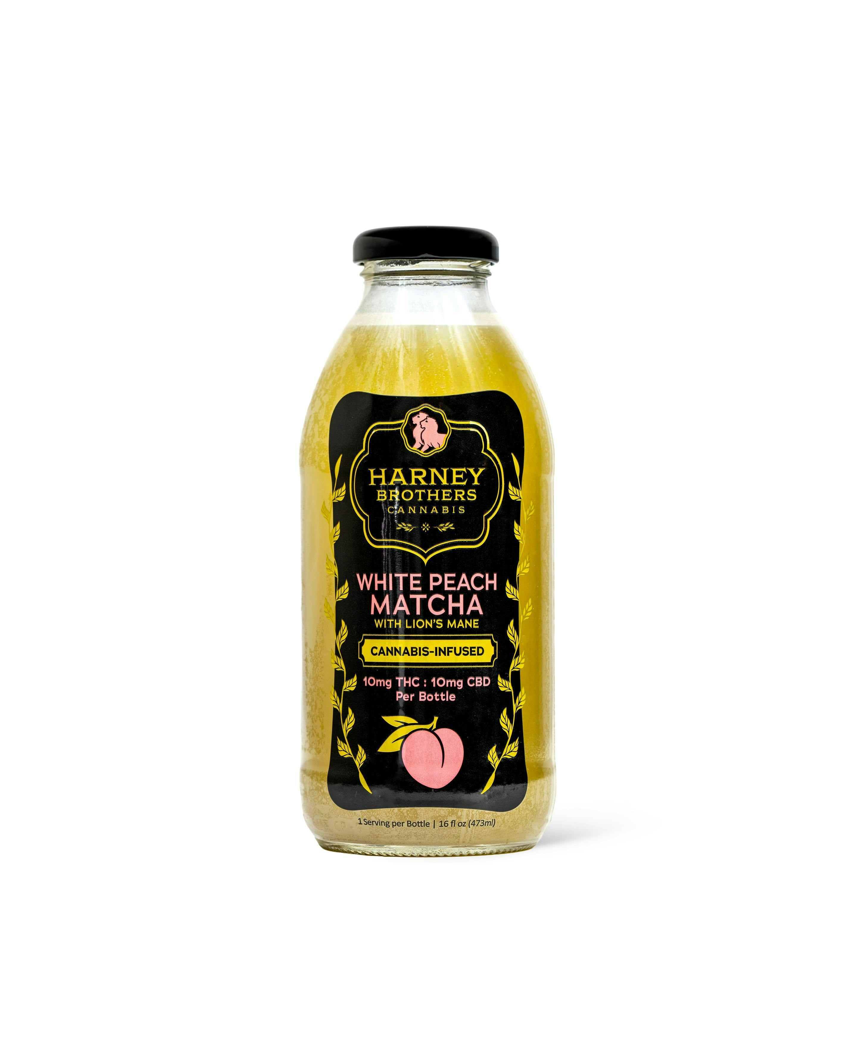 Harney Brothers - White Peach Macha Tea with Lions Mane10mg