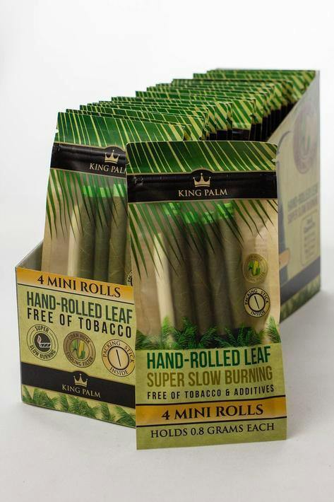 King Palm Hand-Rolled Leaf - Mini 4 Pack