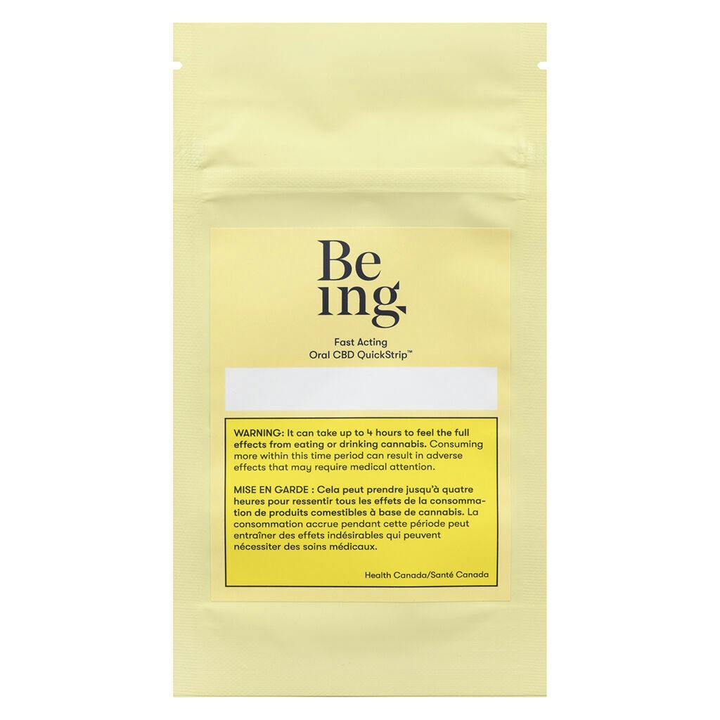 Being - Fast Acting Oral CBD QuickStrip - Sativa - 10 Strips