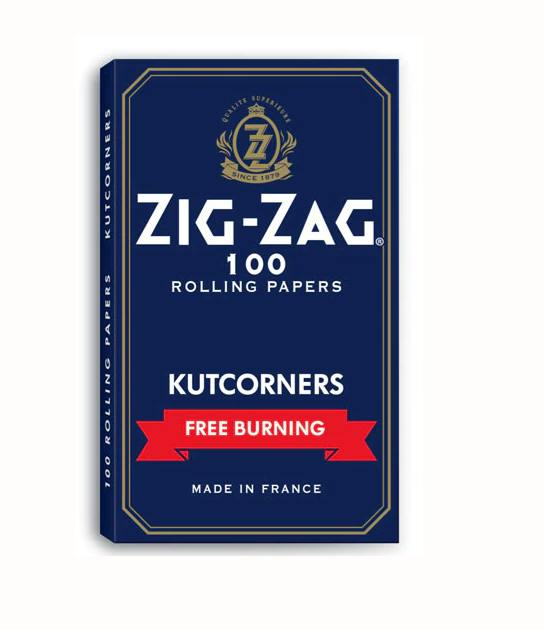 Zig Zag - Free Burning Blue Papers Kutcorners