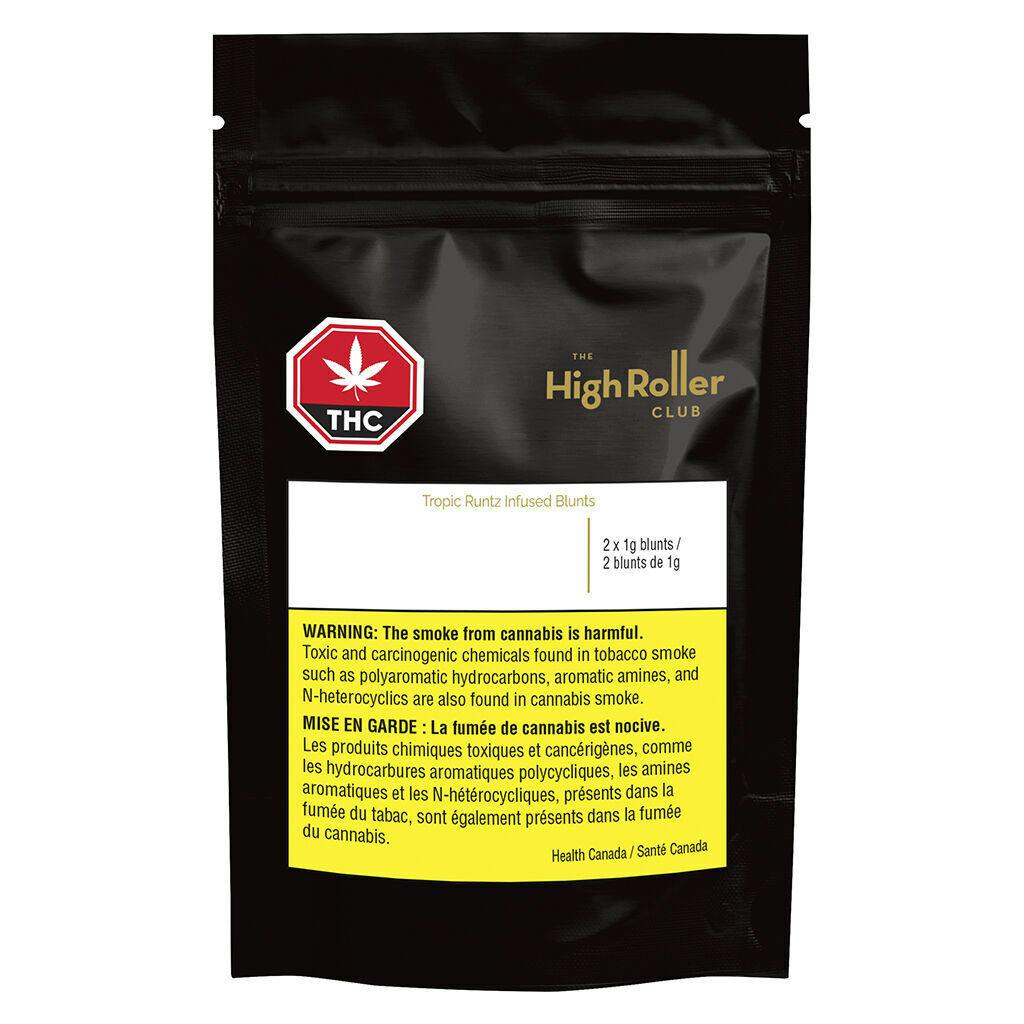 The High Roller Club - The High Roller Club Tropical RNTZ Infused Blunt - Sativa - 2x1g