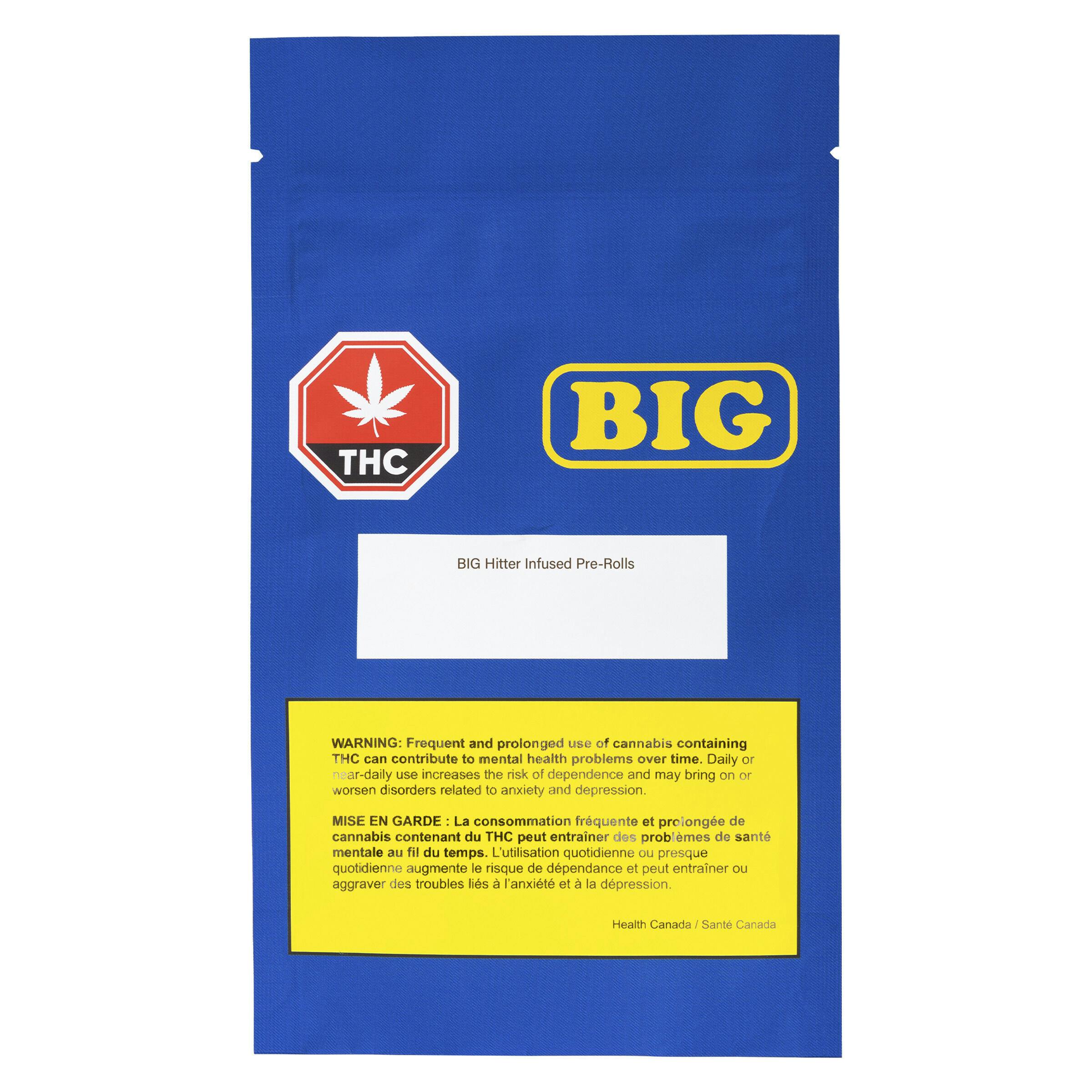BIG - Big Hitter Infused Pre-Rolls - Hybrid - 3x0.5g