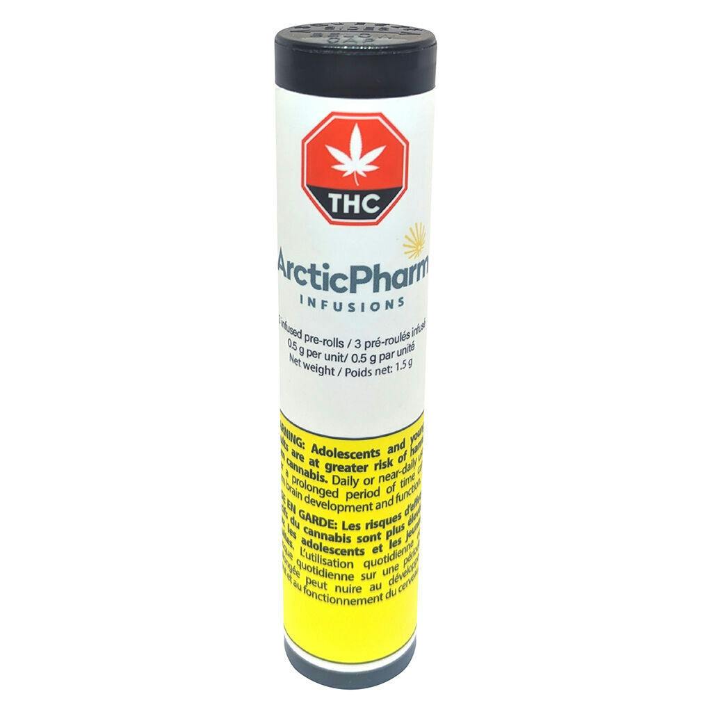ArcticPharm Infusions - Yukon Sunset Blood Orange Infused Pre-Roll - Hybrid - 3x0.5g