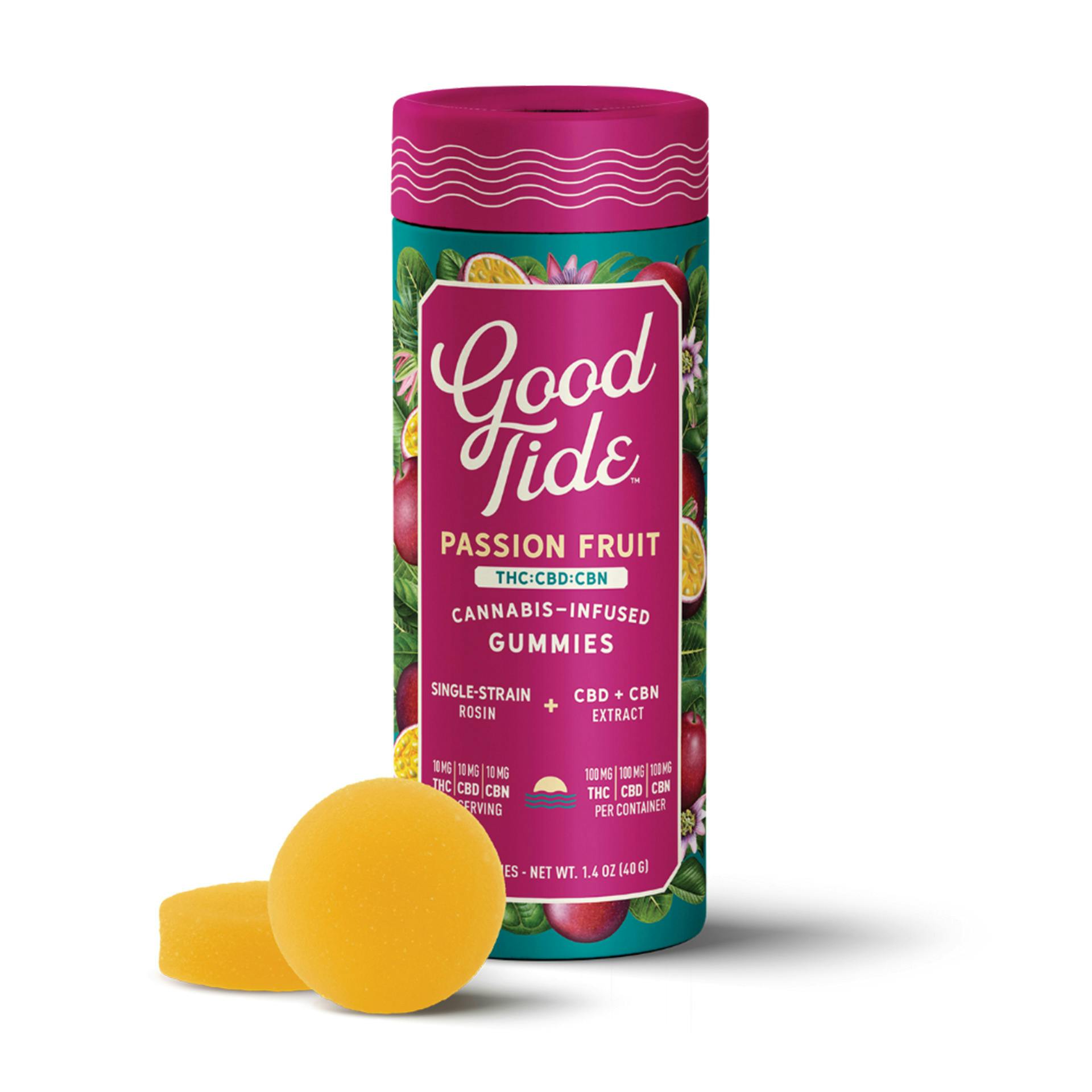 Gummies - 1:1:1 CBD/CBN Passion Fruit