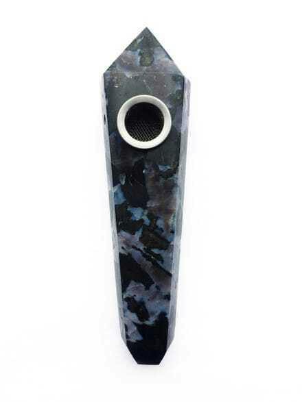 Crystal Pipe | Jessica - Snake Spot Gemstone Pipe