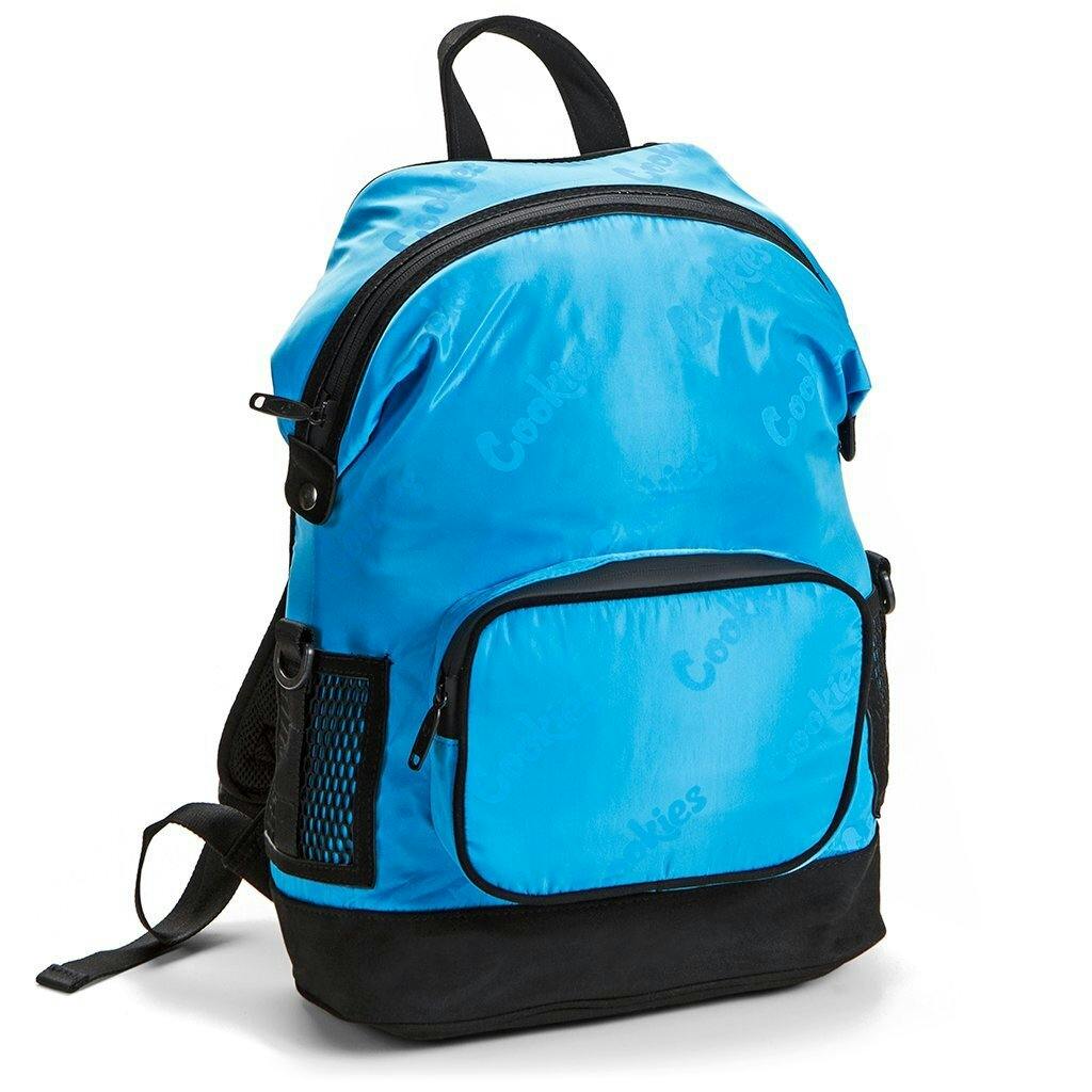 Cookies - Backpack - Luxe Satin Smell Proof Repeat Logo - Cookies Blue