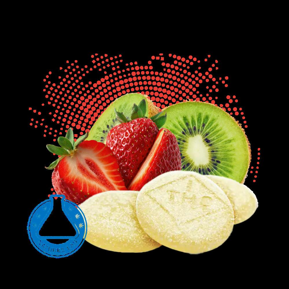 Sour Kiwi Strawberry - Rosin C-Bite - 100mg - 10ct